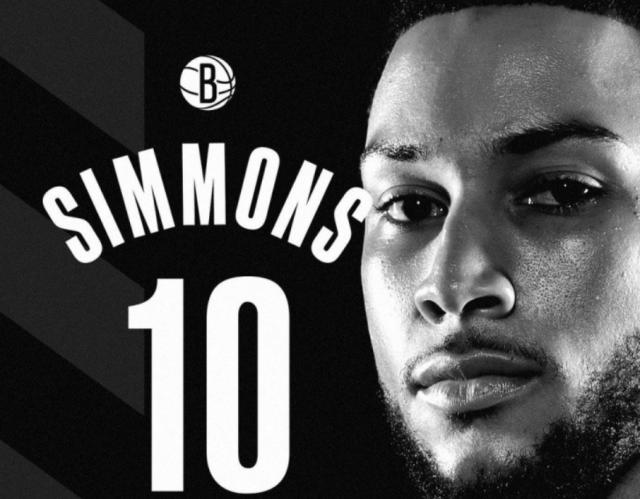 西蒙斯参加合练暂无复出时间 篮网不愿操之过急